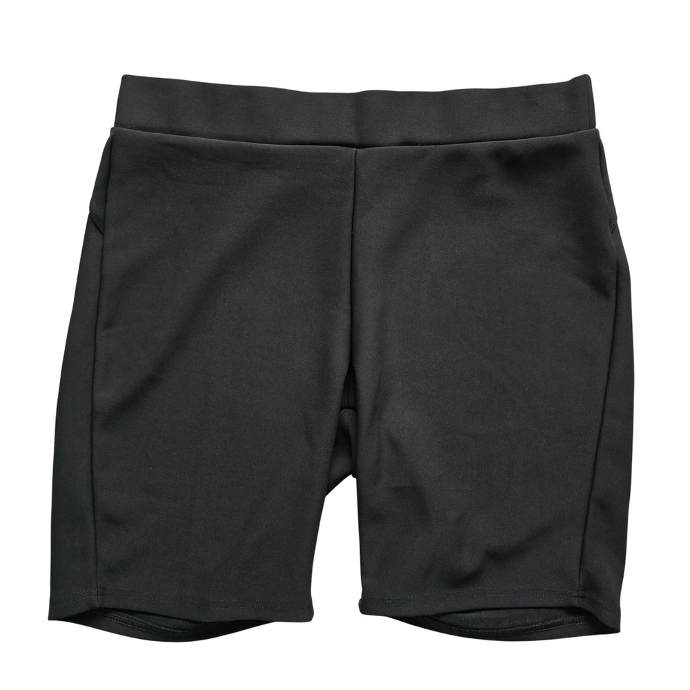 F. Forward Women's Black High Waisted Active Biker Shorts 2X